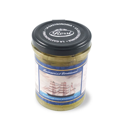 Green tomatoes in oil, 180 gr