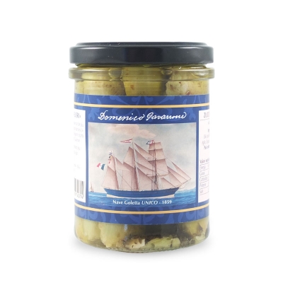 Trombetta zucchini in olive oil, 180 gr
