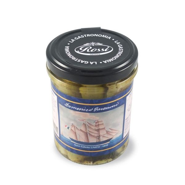 Trombetta zucchini in olive oil, 180 gr
