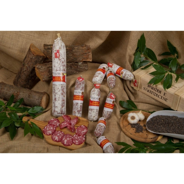 Sant'Olcese salami, 400 g approx.