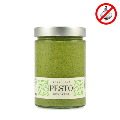 Pesto génois frais sans ail, 480 gr - Rossi 1947