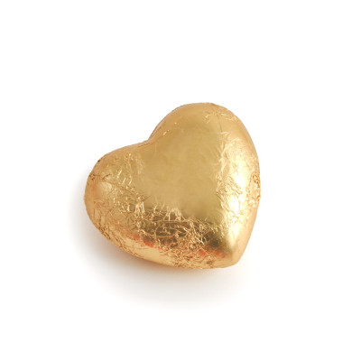 Chocolate heart filled with Ginevrine, 150 gr - Valentine's Day package