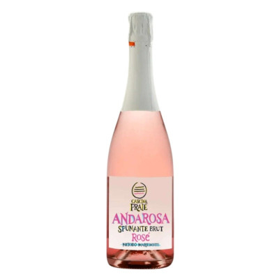 Vin Pétillant Brut Rosé Méthode Martinotti Andarosa, l.
