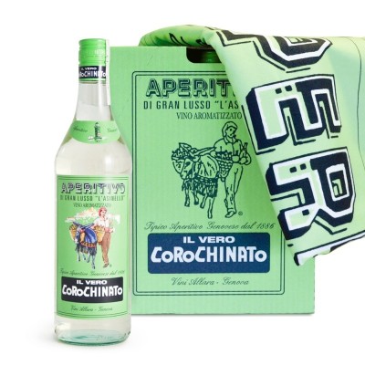 Vino aromatizzato Corochinato "Asinello", 6 bottiglie da 1 L e