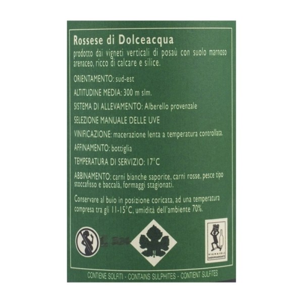 Rossese di Dolceacqua DOC "Posaú" 2021, l 0,75 - Maccario