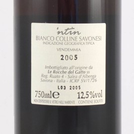 Bianco Colline Savonesi IGT "Ntin" 2005, l 0,75 - Rocche del 2