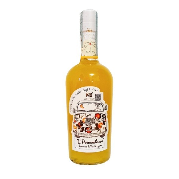 Liquore con arancie di Finale Ligure "U' Pernambucco" l'arancio