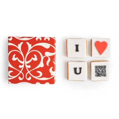 Cookies box with music QR code